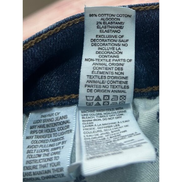 Lucky Brand Mens 181 Relaxed Dark Wash Straight‎ Jeans 34x30 - Picture 5 of 7